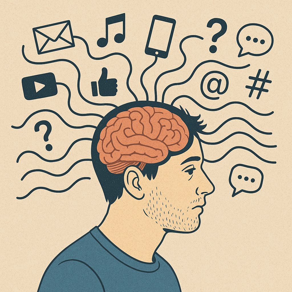 Man stressed